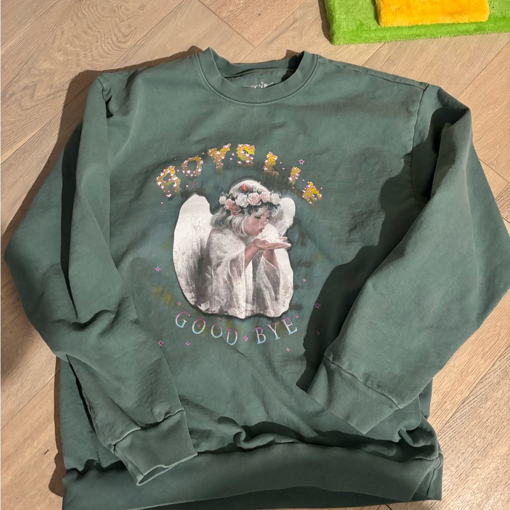 Boys Lie Forest Green Sweatshirt
